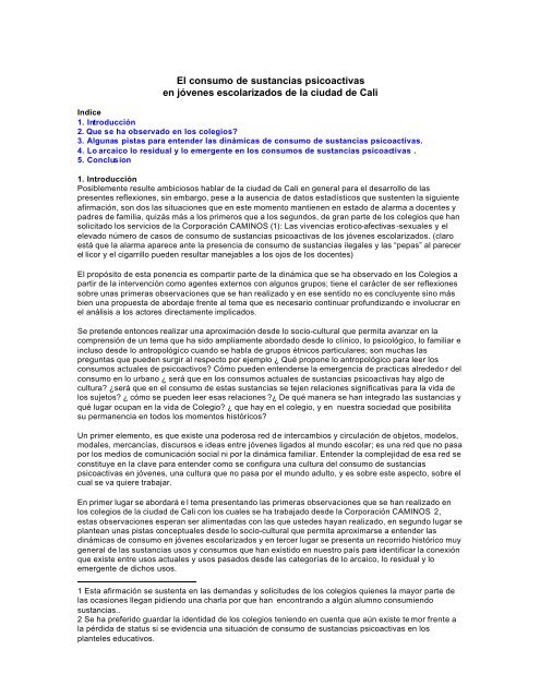 El consumo de sustancias psicoactivas.pdf - Mama Coca