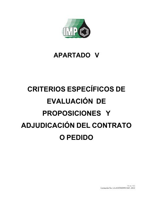 modelo de convocatoria a la licitacion publica nacional - Instituto ...