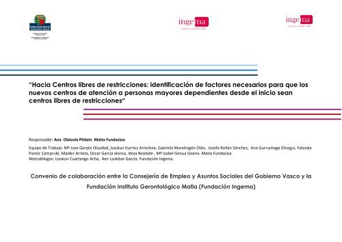 “Hacia Centros libres de restricciones: identificación de factores ...