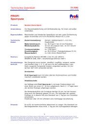 Technisches Datenblatt - Ernstbrunner Kalktechnik GmbH