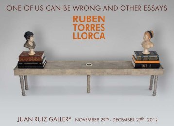 view exhibition catalog - ruben torres llorca