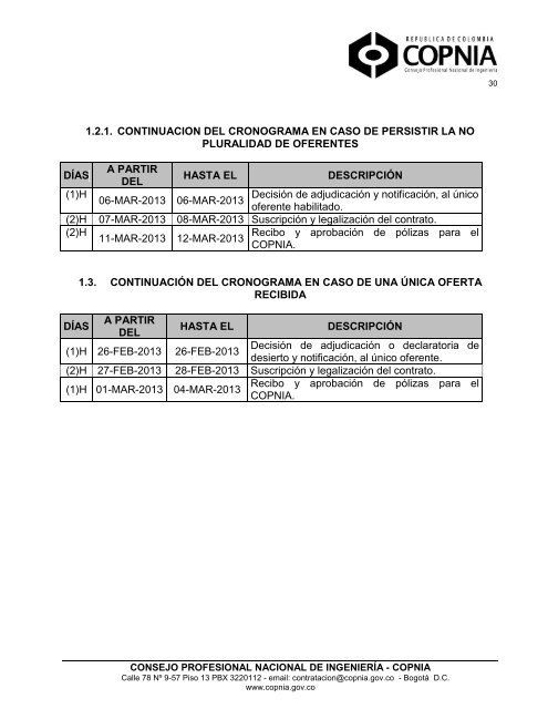 Pliego Definitivo - Copnia