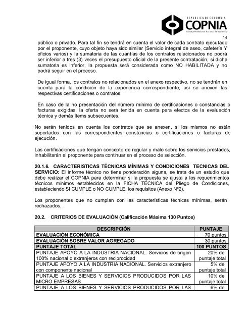 consejo profesional nacional de ingeniería nit 800.214.417 ... - Copnia