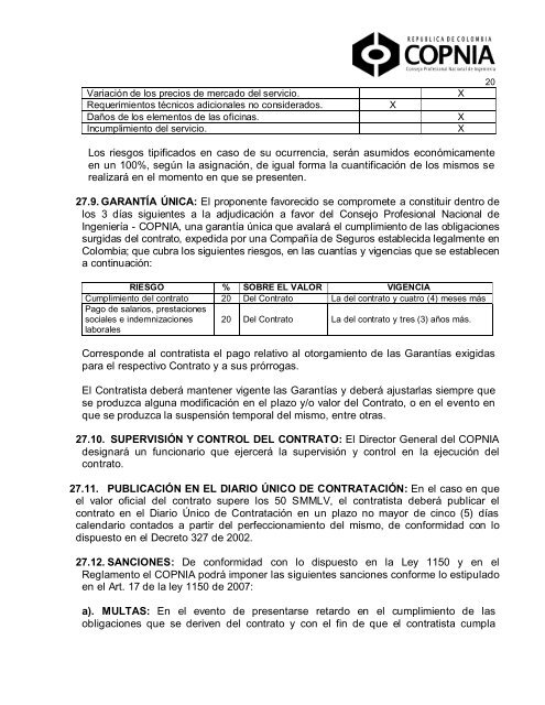 consejo profesional nacional de ingeniería nit 800.214.417 ... - Copnia