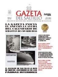 gazeta enero 2012.pmd - Archivo Municipal de Saltillo
