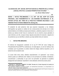 alcances del art. 399 del ncpp en funcion al principio de la tutela ...