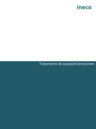 Tratamiento de quejas y reclamaciones - Ineco