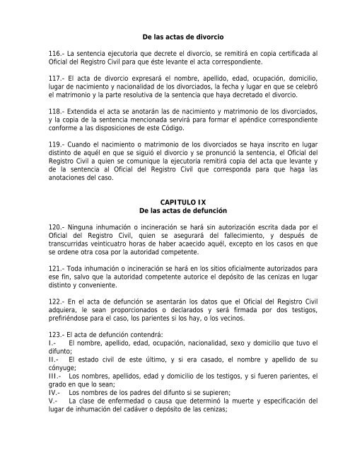LEGISLACION MEXICANA - Orden Jurídico Nacional