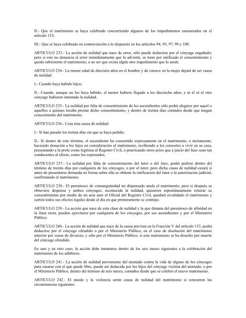 codigo civil para el estado de - Gobierno del Estado de Baja California