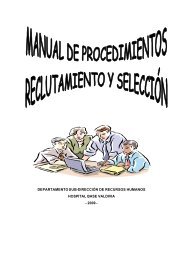 Manual de Procedimientos de Reclutamiento y Selección