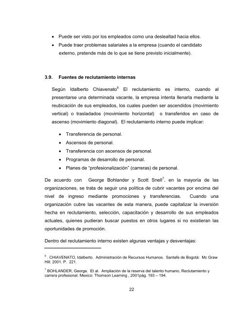 propuesta de modelo para el reclutamiento y selección - Institución ...