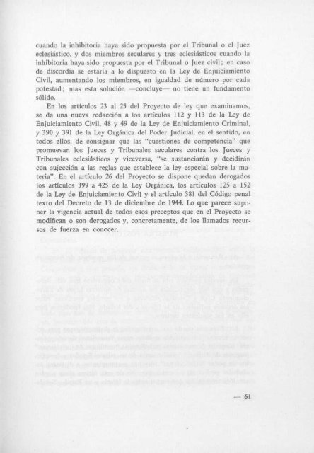 LOS CONFLICTOS DE PODER JUDICIAL ENTRE LA IGLESIA Y EL ...