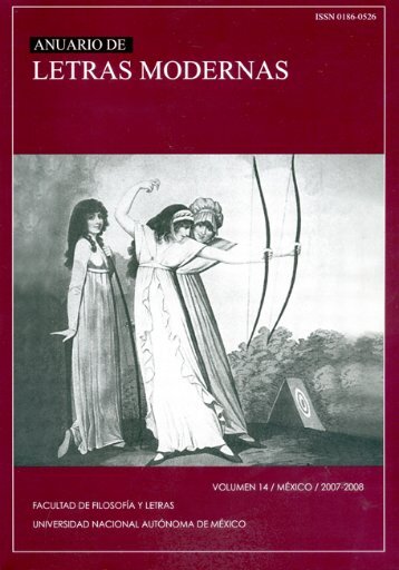Untitled - Repositorio de la Facultad de Filosofía y Letras. UNAM ...