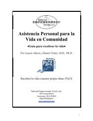 Asistencia personal para la vida en comunidad o PACE - National ...