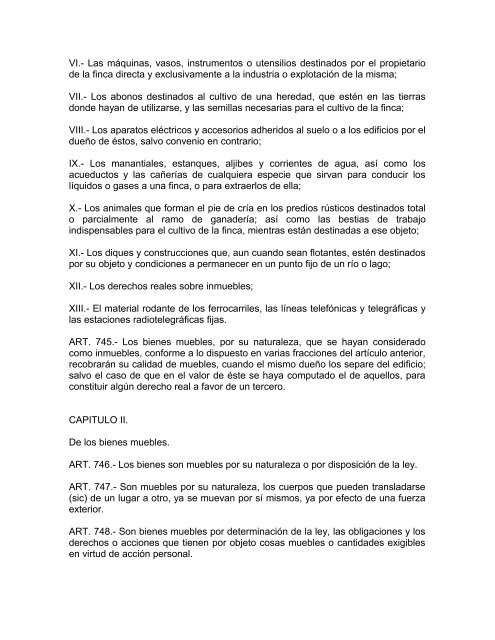 CODIGO CIVIL ULTIMA REFORMA PUBLICADA EN EL PERIODICO ...