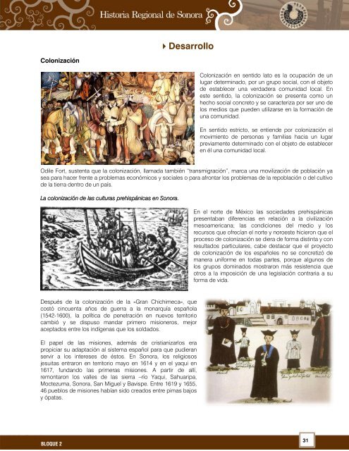 Historia Regional de Sonora