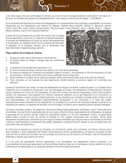 Historia Regional de Sonora