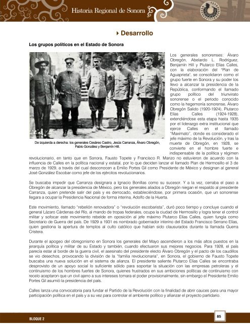 Historia Regional de Sonora