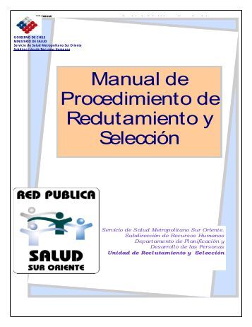 Resultado de imagen para manual administrativo de reclutamiento y selección: