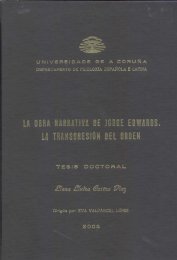 La obra narrativa de Jorge Edwards - RUC - Universidade da Coruña