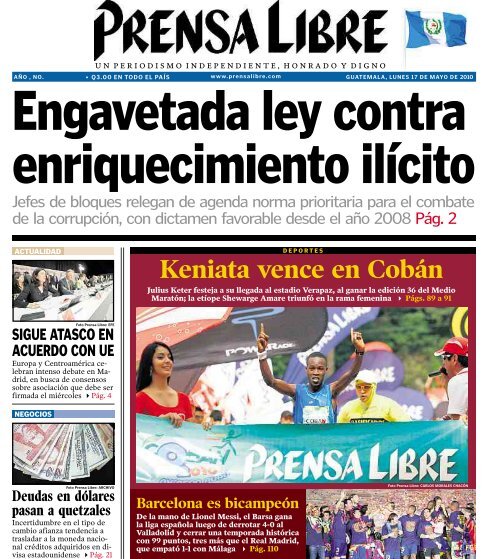 Keniata vence en Cobán - Prensa Libre