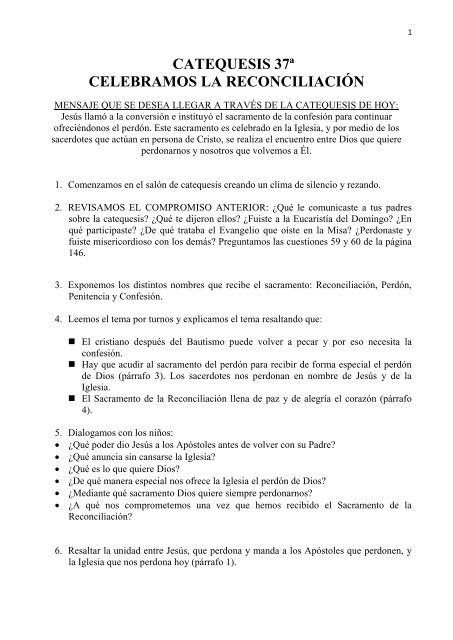 Celebramos La Reconciliacion La Columna De Carlos