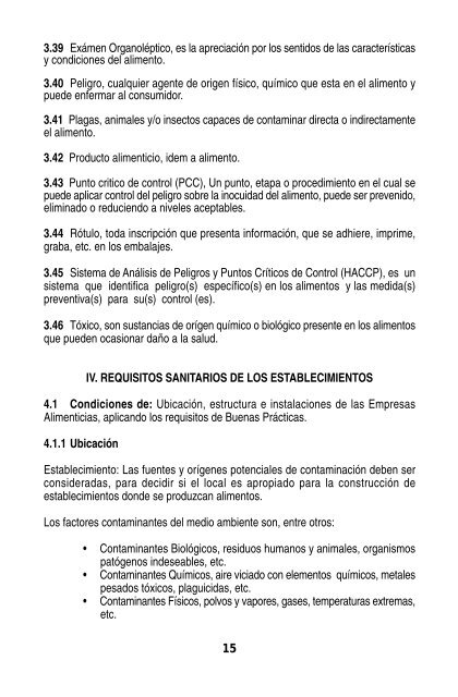 manual del inspector sanitario de alimentos - Organización ...