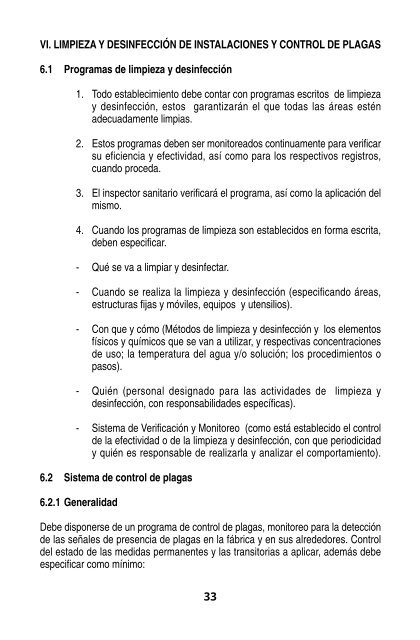 manual del inspector sanitario de alimentos - Organización ...