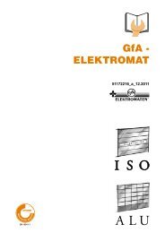 GfA - ELEKTROMAT - Promotec Industrietore