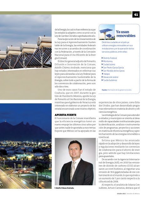 Edición No. 32, Octubre 2012 - Revista Alcaldes de Mexico