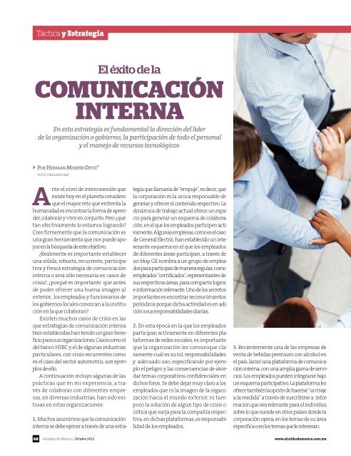 Edición No. 32, Octubre 2012 - Revista Alcaldes de Mexico