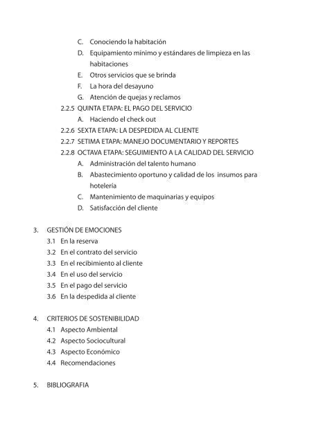 manual de calidad turística para de hospedaje - Bienvenidos a la ...