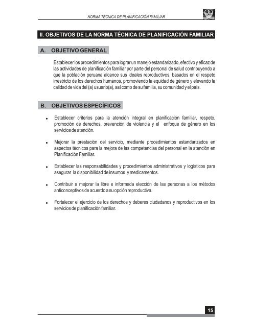 norma técnica de planificación familiar - unfpa