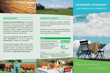 Flyer der Schlemmerkiste - Pro Region