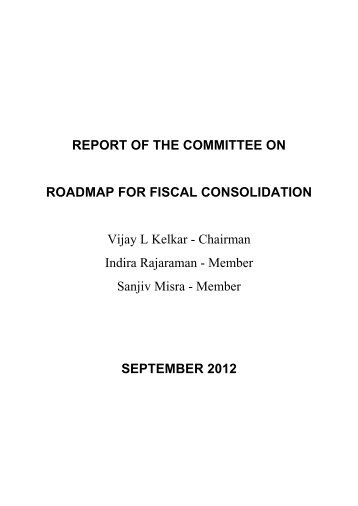 Kelkar committee report