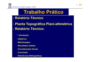 Informações sobre o Trabalho Prático_2012.pdf - Laboratório de ...