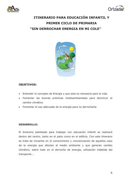 Itinerarios y Talleres - Agenda21escolar.barakaldo.org