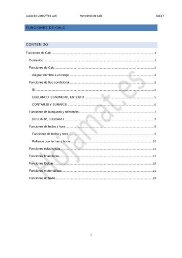 Funciones de Calc - Hojamat