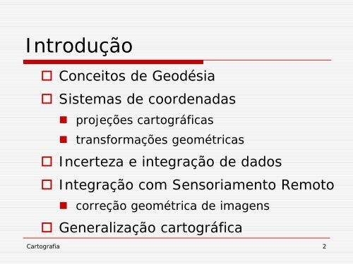 fundamentos de cartografia para geoprocessamento - DPI