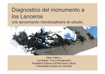 Diagnostico del monumento a los Lanceros - Eu-ARTECH