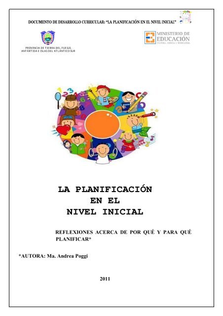 la planificación en el nivel inicial - Ministerio de Educación TDF.