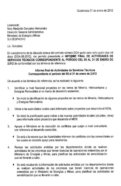 hector oswaldo garcia guzman - Ministerio de Energía y Minas