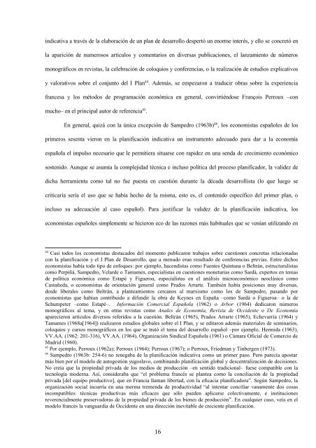 Los economistas españoles frente a la planificación indicativa del ...