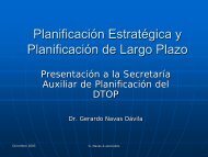 Planificación Estratégica y Planificación de Largo Plazo