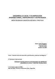 desarrollo local y planificacion intersectorial, participativa y - Flacso