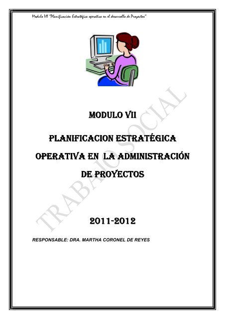 Modulo Vii Planificacion Estrategica Universidad Nacional De Loja