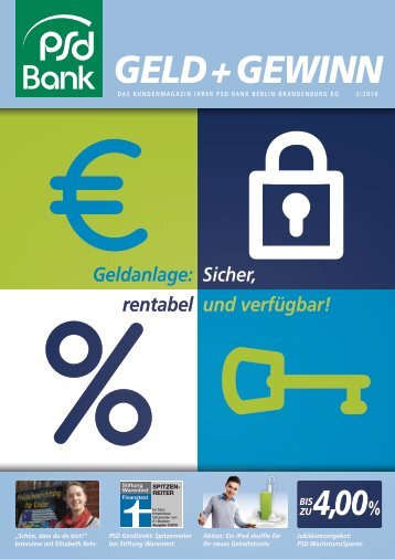 Geld+Gewinn - PSD Bank Berlin-Brandenburg eG