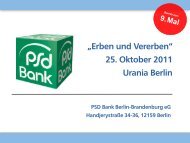 Freibeträge - PSD Bank Berlin-Brandenburg eG