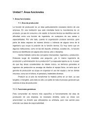 Unidad 7. Áreas funcionales - FCA