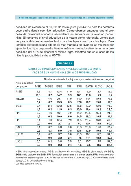 Sociedad desigual, ¿educación desigual? Sobre las ... - UNED